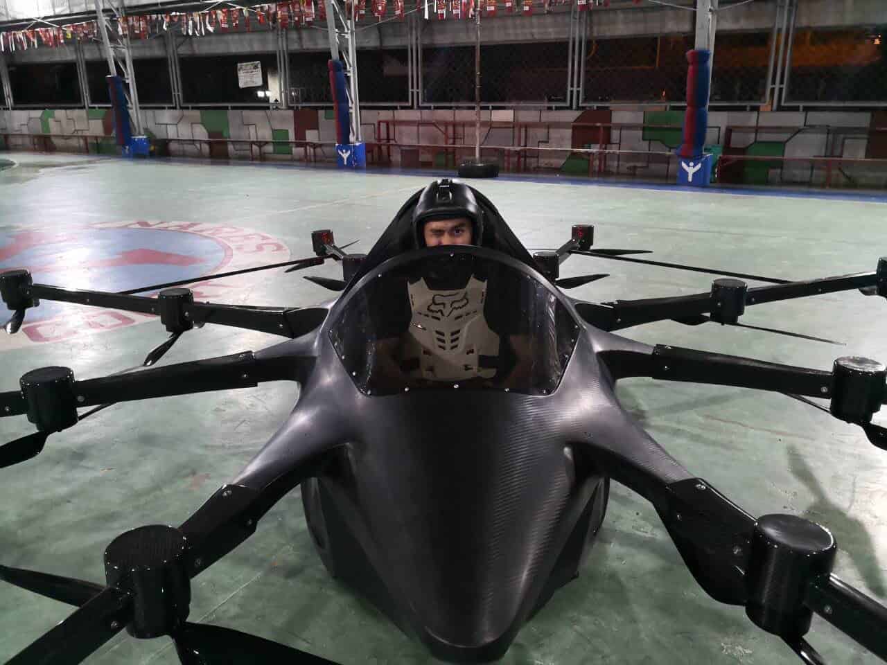 Single manned drone
